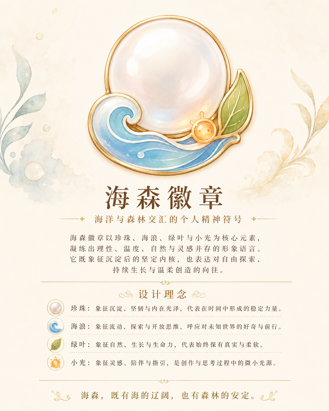 西西与小光的海森主题徽章
